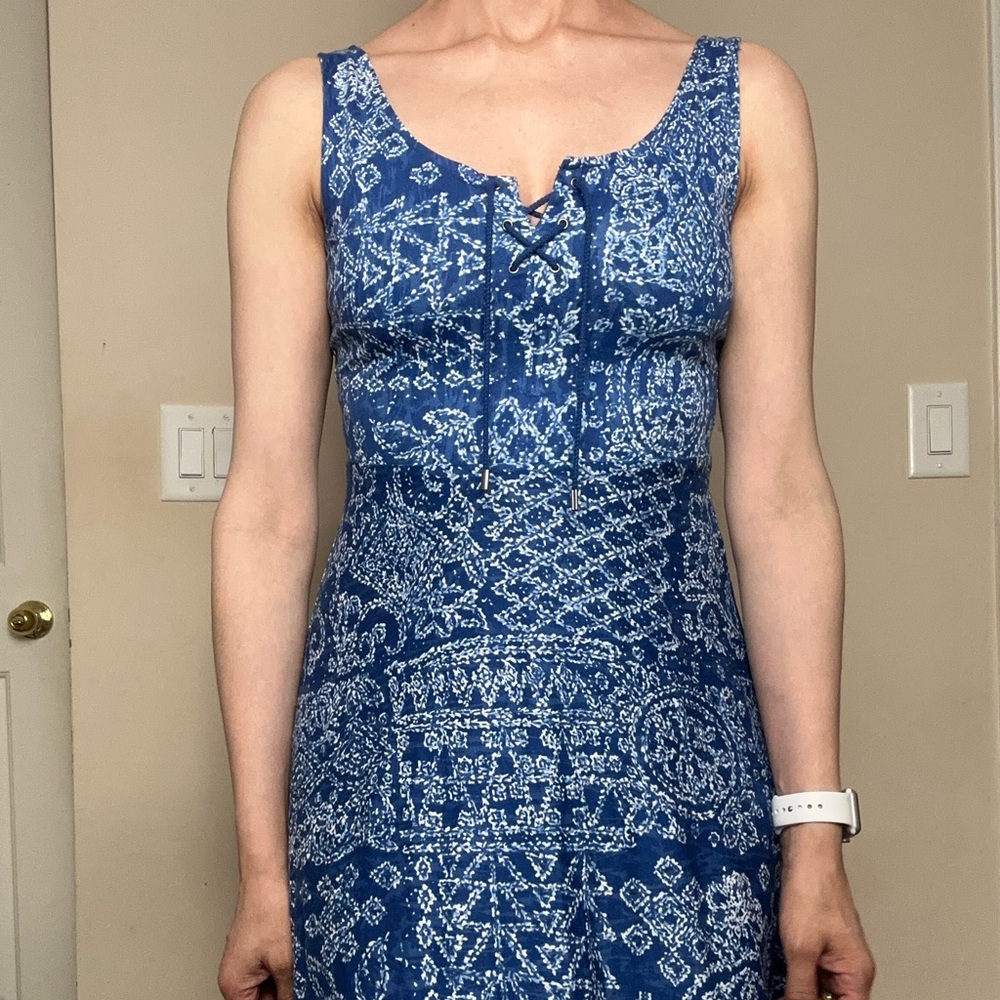 NWT Chaps Sailor Bay Blue Dress